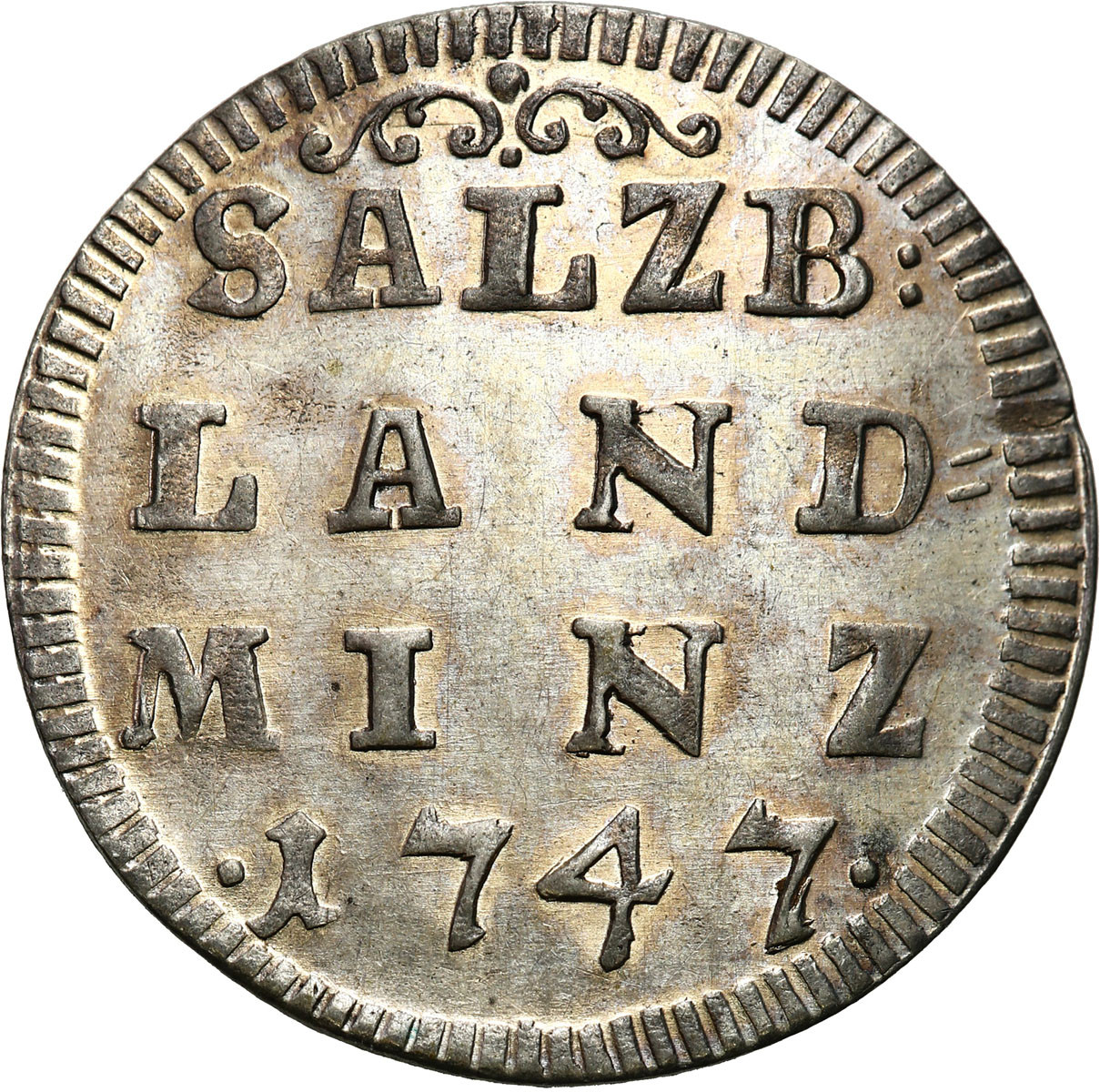 Austria. Andreas Jakob von Dietrichstein (1747-1753), 4 krajcary (Batzen) 1747, Salzburg - PIĘKNE